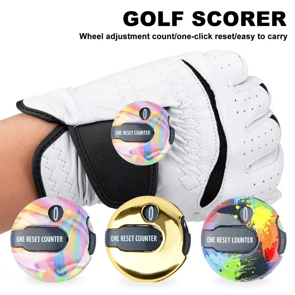 

1PC Mini Golf Score Shot Stroke Putt Counter with Clip Professional Scorer Accurate Golf Score Keeping Device For Golfer Gift