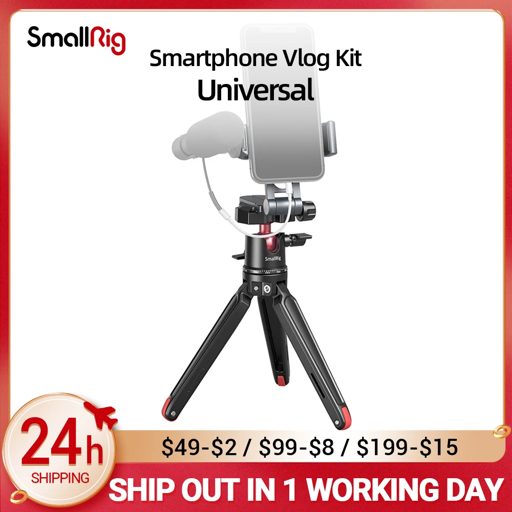 

SMALLRIG UNIVERSAL SMARTPHONE VLOG KIT KGW111