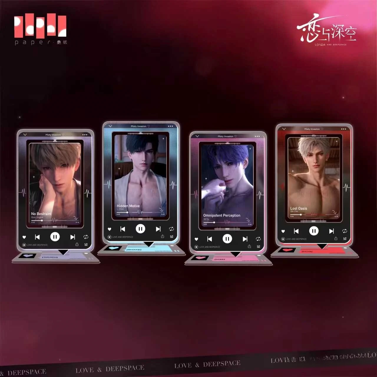 Аниме Love and Deepspace рафайель Зайн Ксавье силус косплей креативный акриловый стоячий