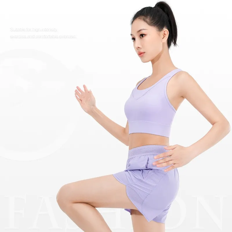 

Yoga Tank Top Summer New High Strength Sports Bra Easy to Wear and Take Off, Shockproof, Shaped, Collated Breast, Bra Training,