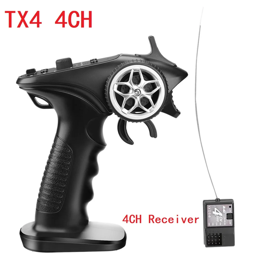 

TX4 2.4GHz 4CH Radio system Transmitter Controller remote control w/ Receiver For RC Car Boat PK TG3 FS-GT3B