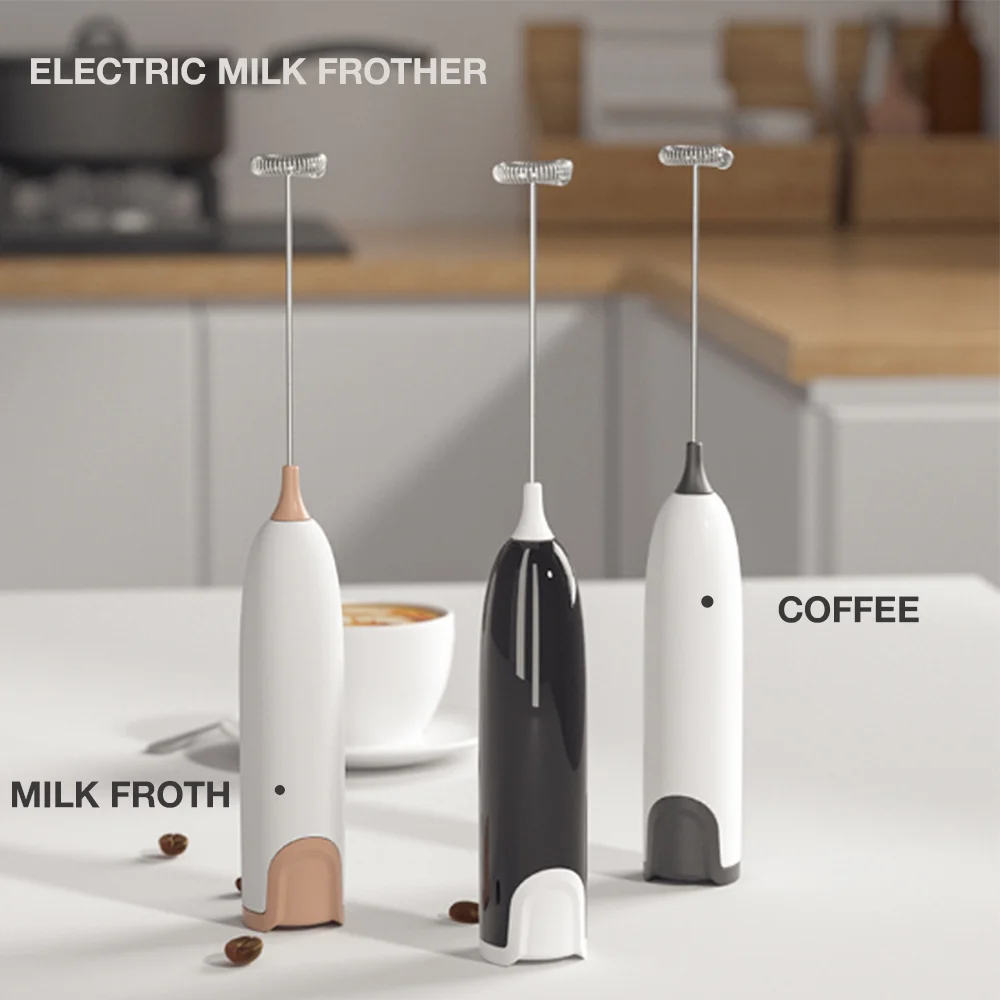 

Electric Milk Frother Foamer Coffee Foam Egg Beater Stirrer Mini Portable Blender Beverage Mixer Kitchen Whisk Tools Accessories
