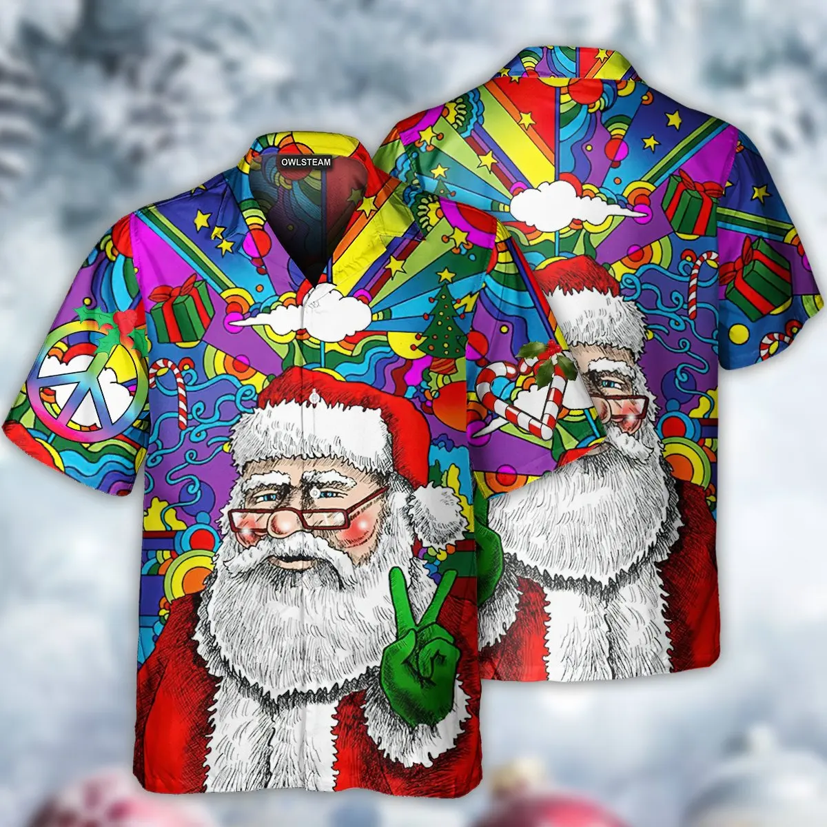

2023 Christmas Hawaiian Shirt For Men Tops 3d Printed Summer Holidays Men's Clothing Men's Shirts Short Sleeve Cuban T Shirts