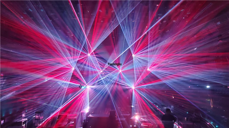 25kpps сканирующая сценическая Вечеринка 3000 МВт анимационный лазерный свет диско