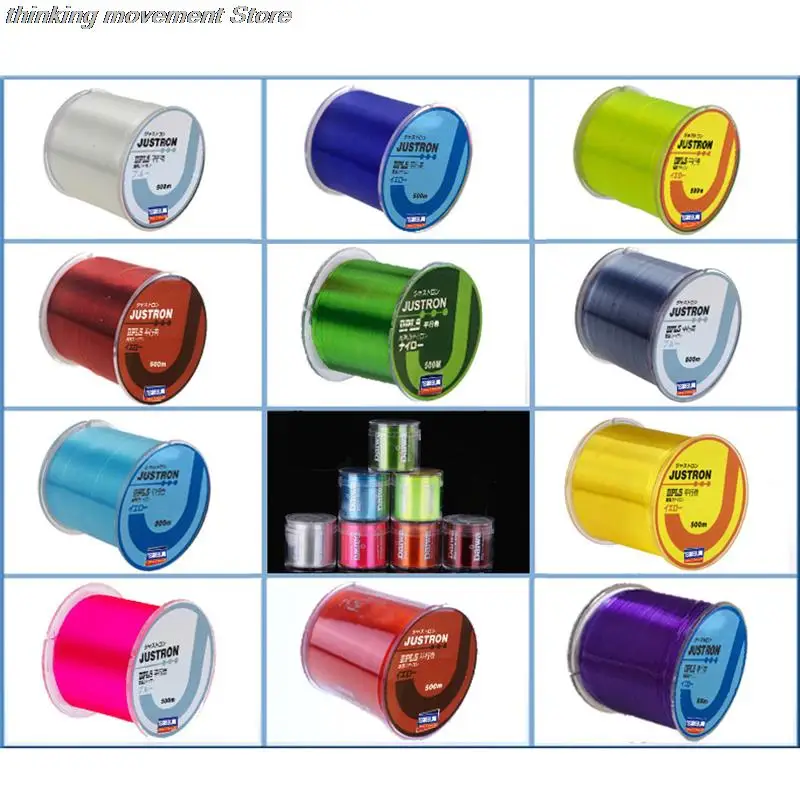 

Powerful 500-meter Nylon Fishing Line High-quality Raw Silk Leisure Competitive