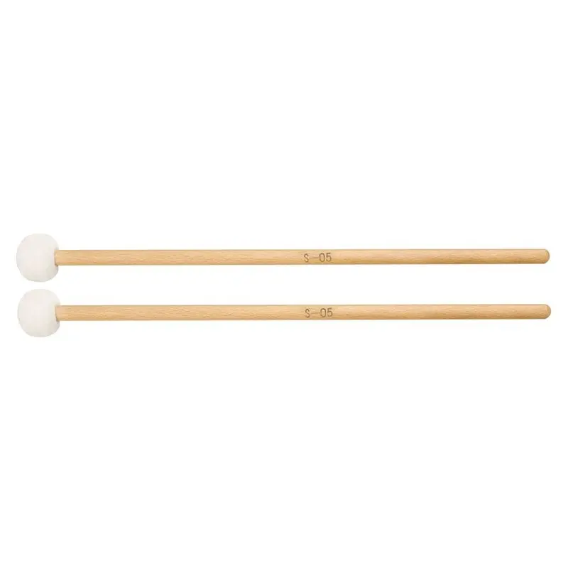 

2 Pcs Mallet Timpani Multi-Purpose Felt Mallet Replacement Soft Hammer Sticks With Soft Hammer Felt for Head