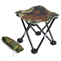 folding fishing stool oxford fabric for camping walking hunting hiking fishing travel support 220 lbs