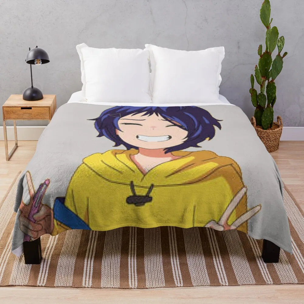 

Ai ohto wonder egg priority anime Throw Blanket Queen Size Blankets For Baby