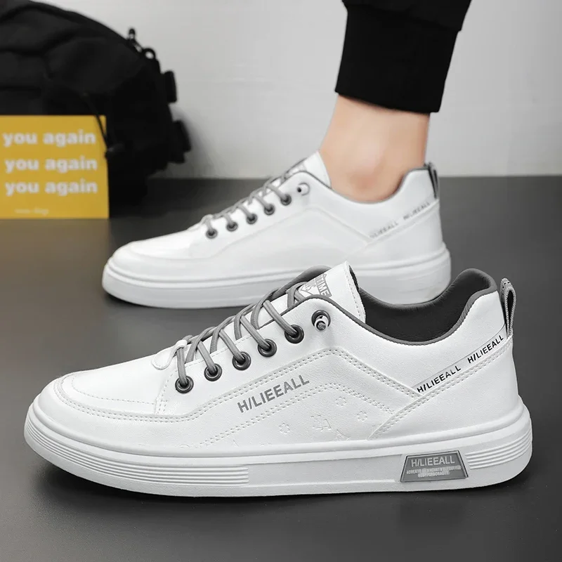 Кроссовки мужские дышащие для скейтборда повседневная обувь плоская подошва