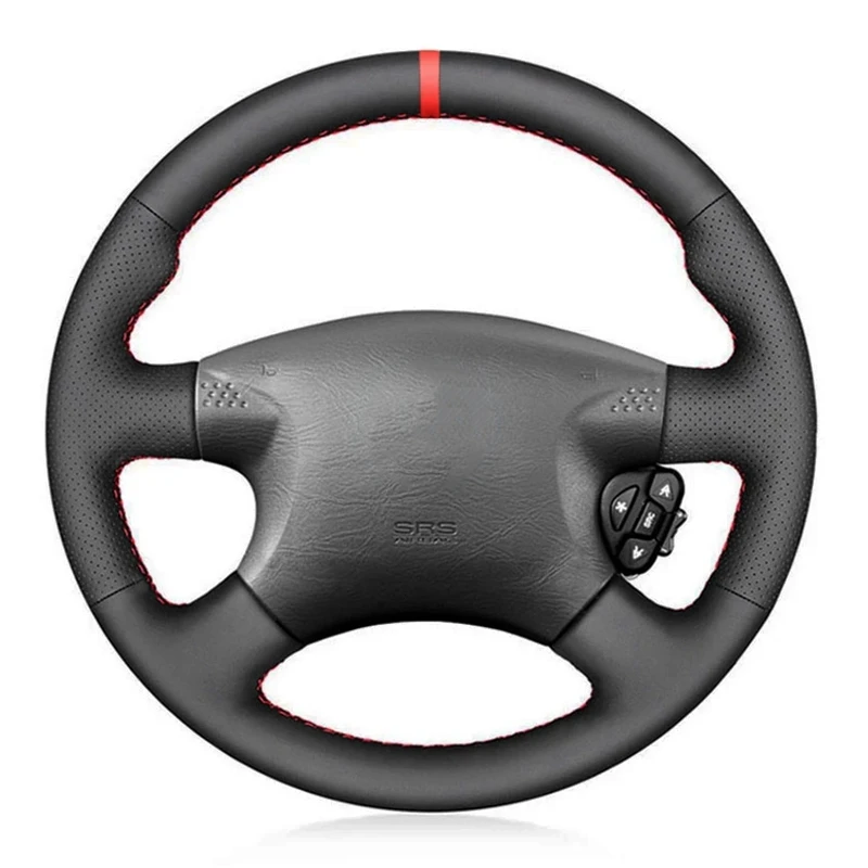 Фото Противоскользящая Кожаная оплетка для Nissan Almera (N16) 2000-2003 X-Trail (T30) 2001-2003 Terrano 2 2001-2002 №2