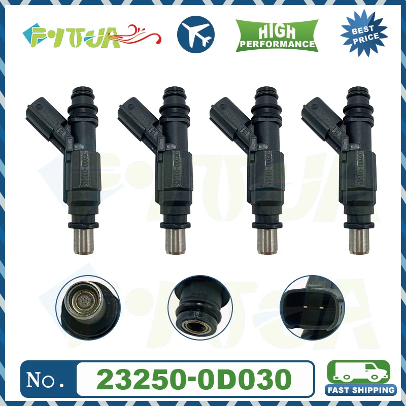 4 шт. Форсунка топливного инжектора 0280156019 23250-0D030 23209-0D030 для Toyota- Avensis- Corolla-1 VVTI 1 6 99-04