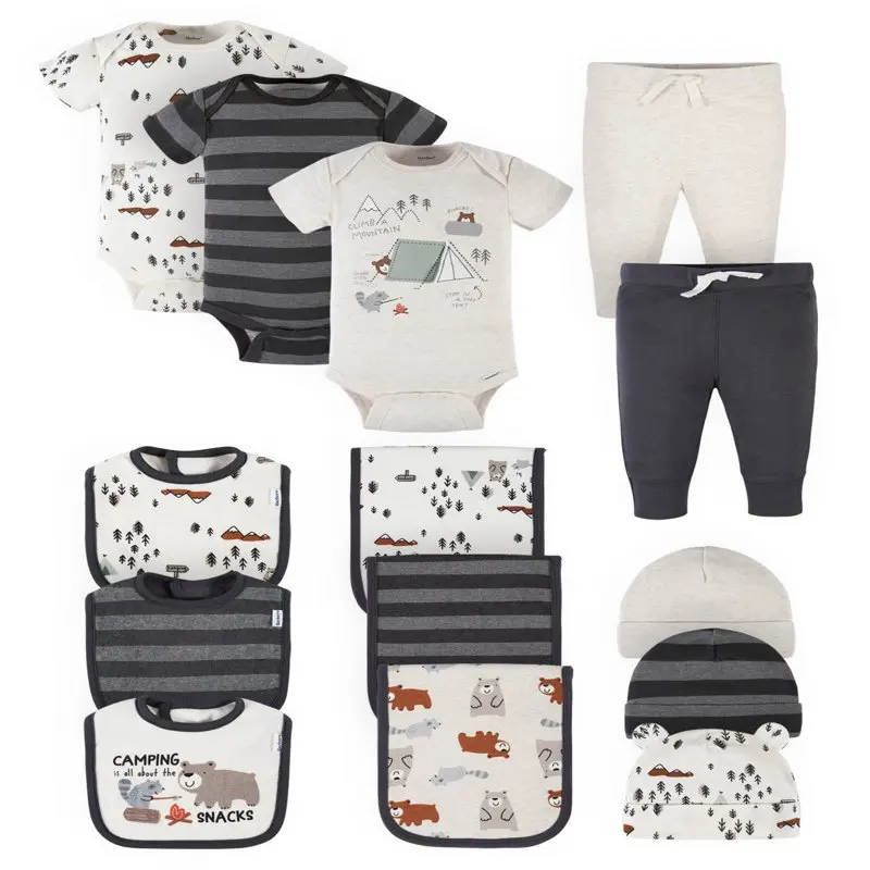 

Подарок на одежду для маленьких мальчиков, комплект одежды из 14 предметов (для новорожденных-3/6 месяцев)