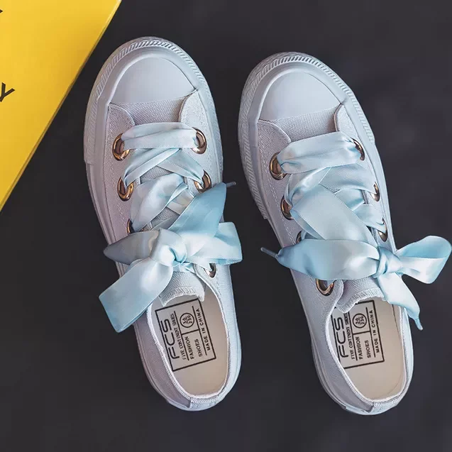 

New2022 Canvas Flat Shoes Women Sneakers Casual Pink Blue Flats Classics Lace Up Zapatos Fashion Spring Espadrilles