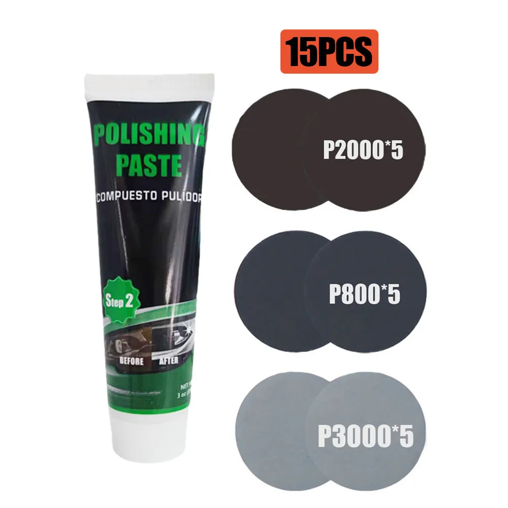 

Набор для полировки фар автомобиля, восстановление фар, удаление окисления, царапин, полировщик автомобильных фар, чистящая паста, очиститель фар