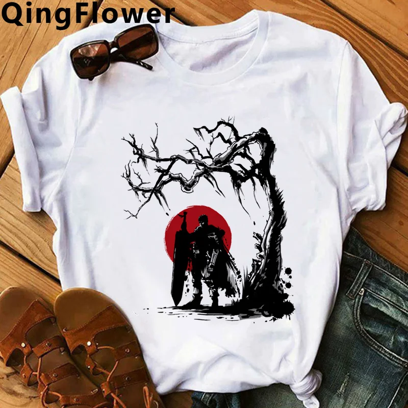 

Berserk Guts Eyes tshirt male harajuku kawaii white t shirt print casual vintage top tees t-shirt kawaii white t shirt