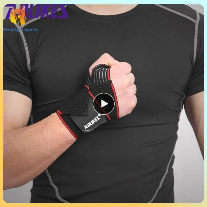 

1Pair Wristband Wrist Support Weight Lifting Fitness Training Wrist Brace Support Strap Wrist Wrap Bandage Crossfit Powerlifting