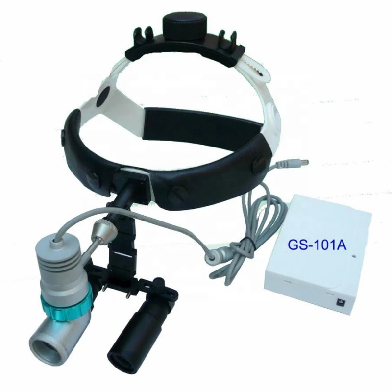 

medical led light head magnifying glass 5x