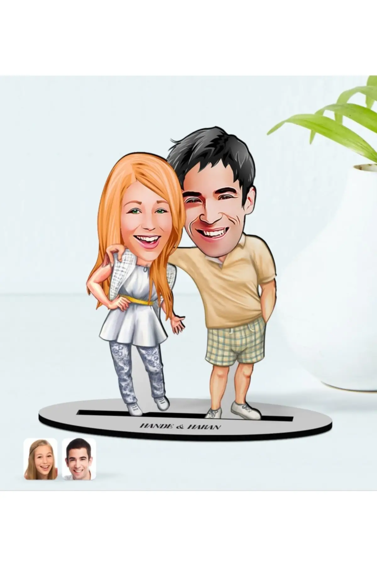 

We Are Getting Married With a Personal Name of the Wooden Trinket Model-4