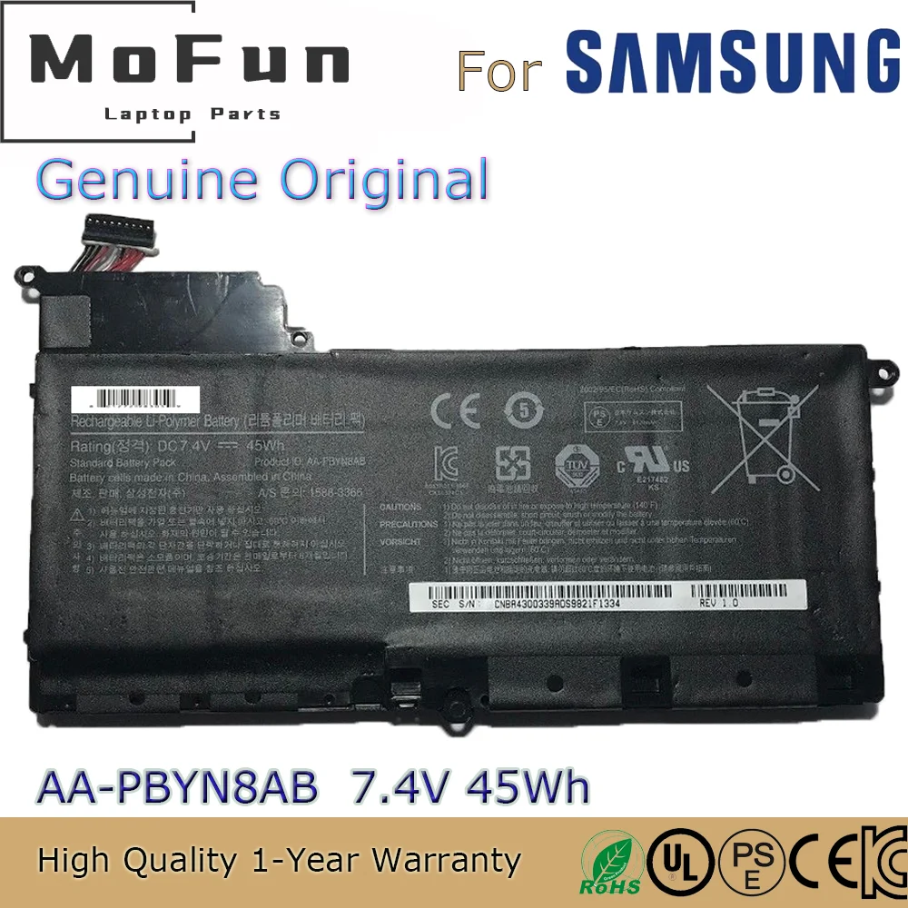 Абсолютно новый оригинальный телефон аккумулятор для ноутбука Samsung NP530U4B 530U4C-A01