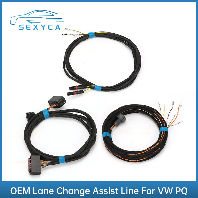 Sexyca For Volkswagen PQ CARS Side Assist Lane Change Blind Spot Assist Wiring Cable Harness For VW Passat B7 CC Golf 6 Jetta
