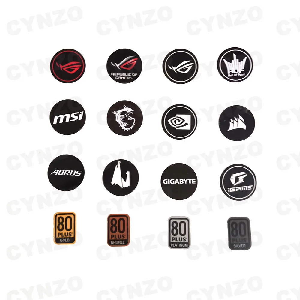 

3 шт., наклейки-наклейки для компьютера, 80plus