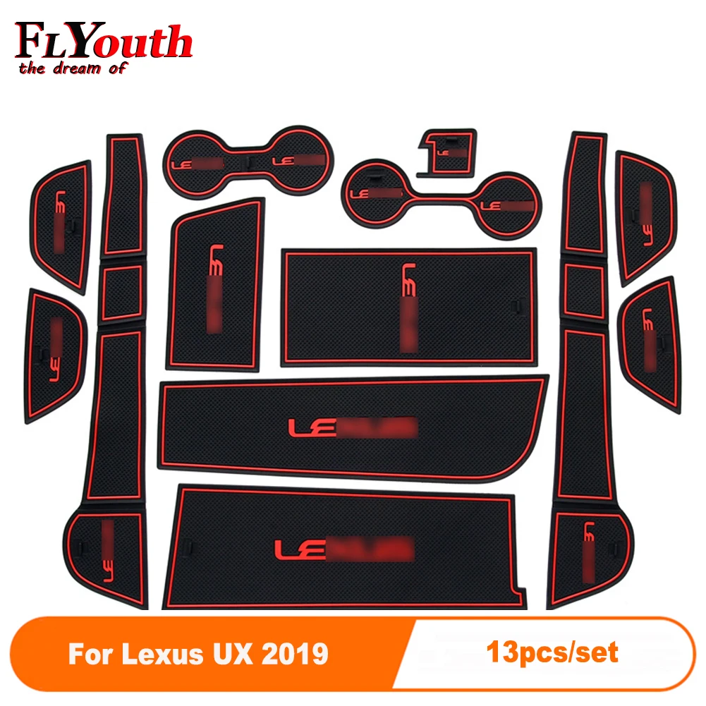 13 шт./комплект Противоскользящие коврики для дверей Lexus UX 2019 |