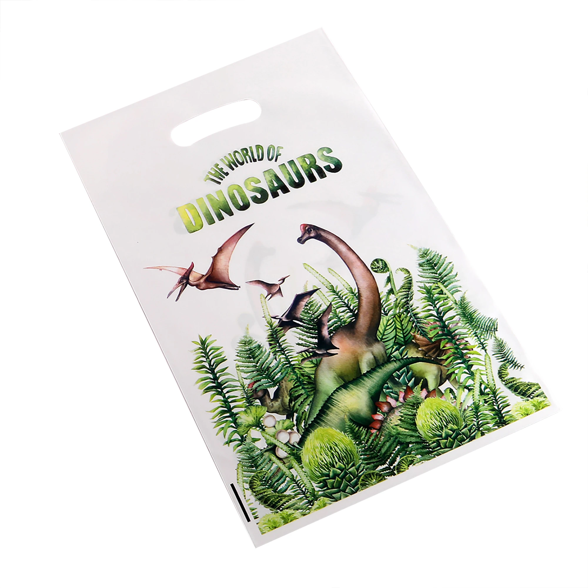 Одноразовая пластиковая подарочная коробка с дизайном динозавра для вечеринок