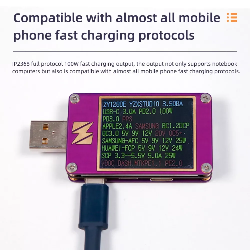 

2023IP2368 Bidirectional 100w Fast Charging Module Buck-Boost Type-c Interface 4S Lithium Battery High-Power Fast Charging Board