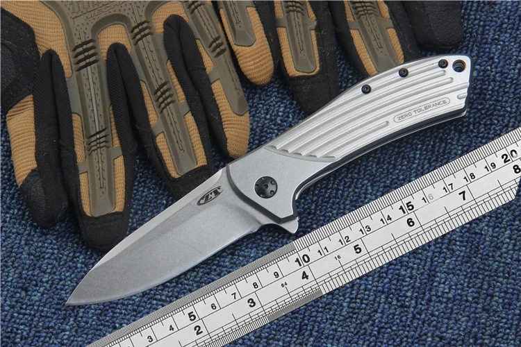 

Складной карманный нож для кемпинга на природе с нулевой погрешностью 0801, лезвие D2, стальная ручка, охотничьи Тактические Ножи для выживания, универсальные инструменты для повседневного использования