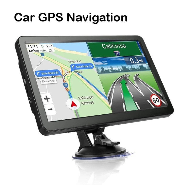 Фото Автомобильный GPS-навигатор X90-P 9 дюймов - универсальный емкостный сенсорный экран для грузовиков и легковых автомобилей - TFT сенсорный экран +256M+16G, MP3, WMA №1