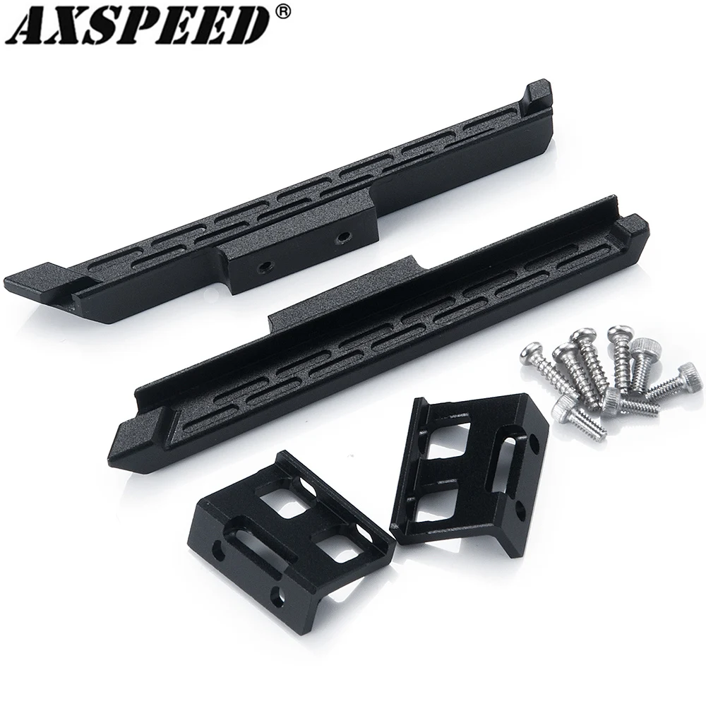 

AXSPEED RC Car Foot Pedal Side Metal Cleat Pedal for 1/18 RC Crawler Kyosho Jimny 32523 Upgrade Parts
