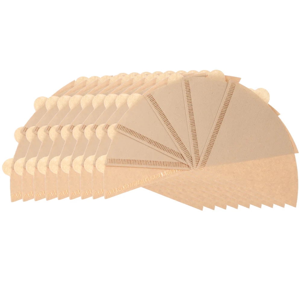 

100Pcs Cone Filters Filter Paper Brown Coffee Filters Pour Over Coffee Coffee Filter Cone for Shop Filter Coffee Home
