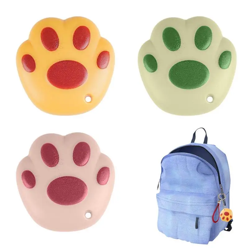 

Cat Paw Box Cutter 3Pcs Retractable Package Cutters With Hanging Hole Small Cutter Office School Stationery For Cutting