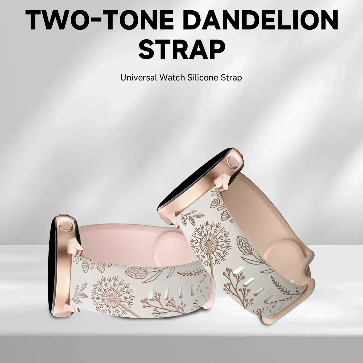 Ремешок силиконовый для Samsung Galaxy Watch 20 мм 7/6/5/4 44 40 5 Pro 45 двухцветный браслет с