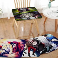japanese anime angels of death round seat cushion office dining stool pad sponge sofa mat non slip stool seat mat