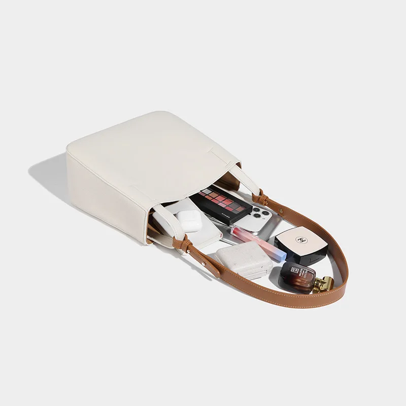 LOERSS Women's Tote Bags Leather Commuting Shoulder Bag Fashion Casual Crossbody Bag Large Capacity Handbag Adjustable Strap