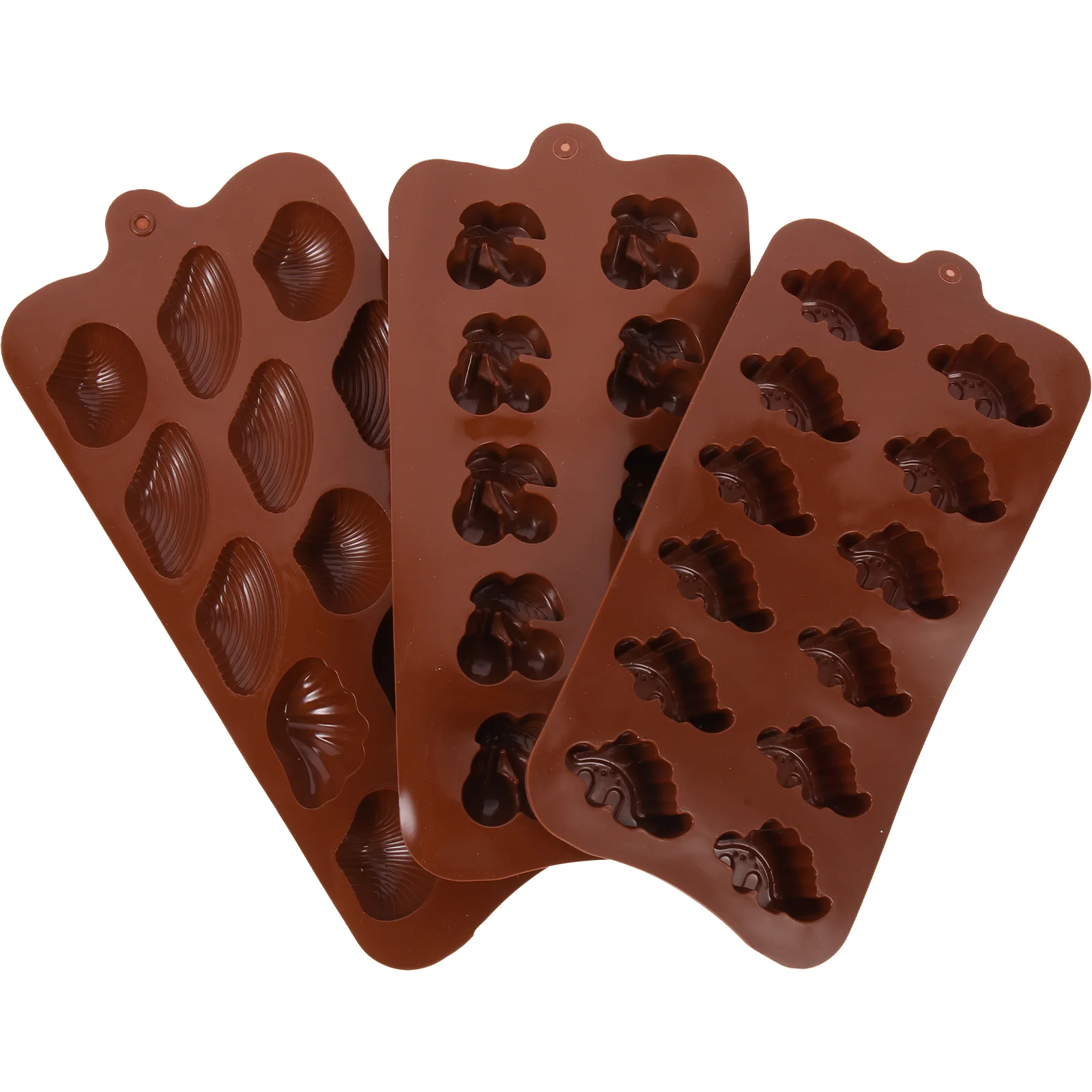 

3Pcs Candy Chocolate DIY Maker Silicone Chocolate Mould Chocolate Adult Molds for Candy Ice Cube Chocolate