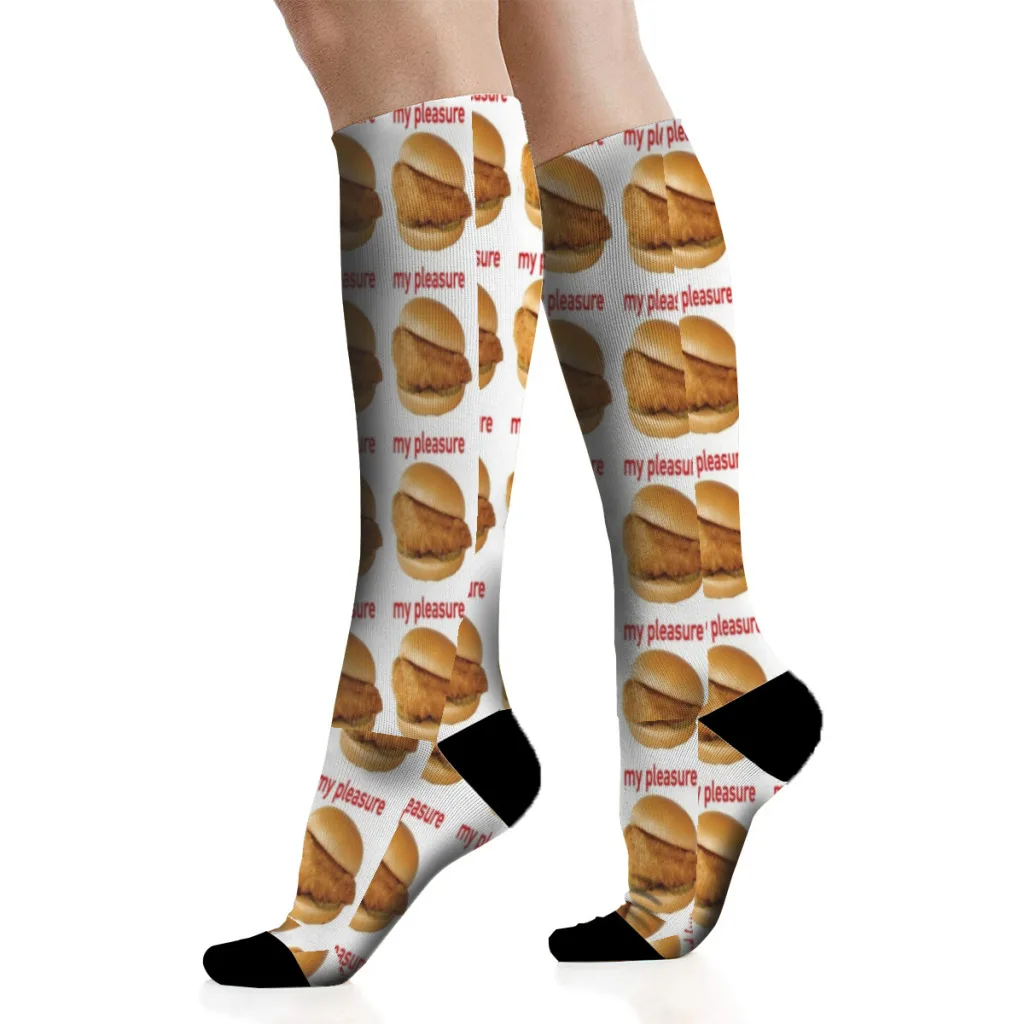Chick Fil A Sandwich Men'S Socks Gift For Men and Women Teens Socks Cycling Soccer Running Socks For Men