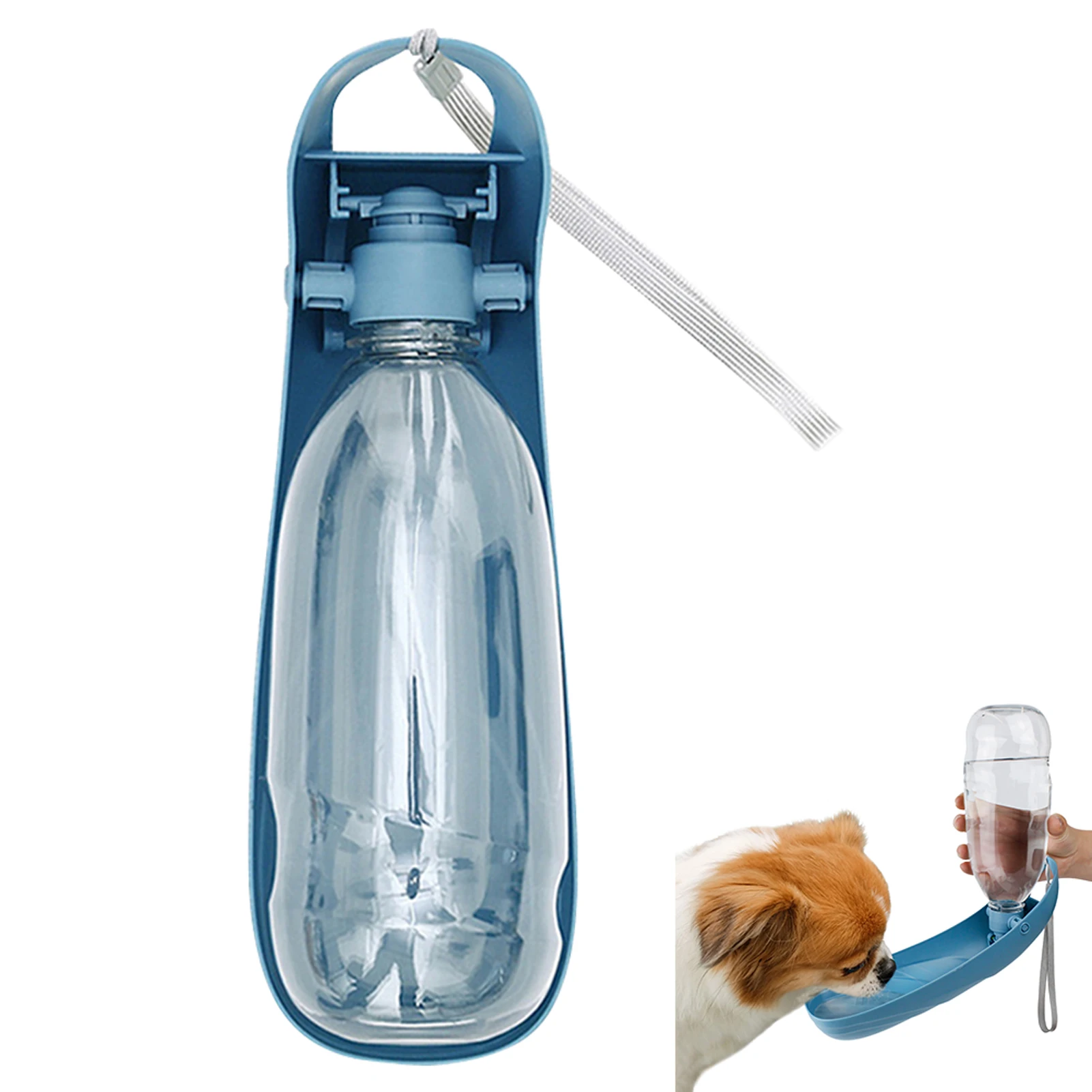 

Портативная поилка для домашних животных, 550 мл