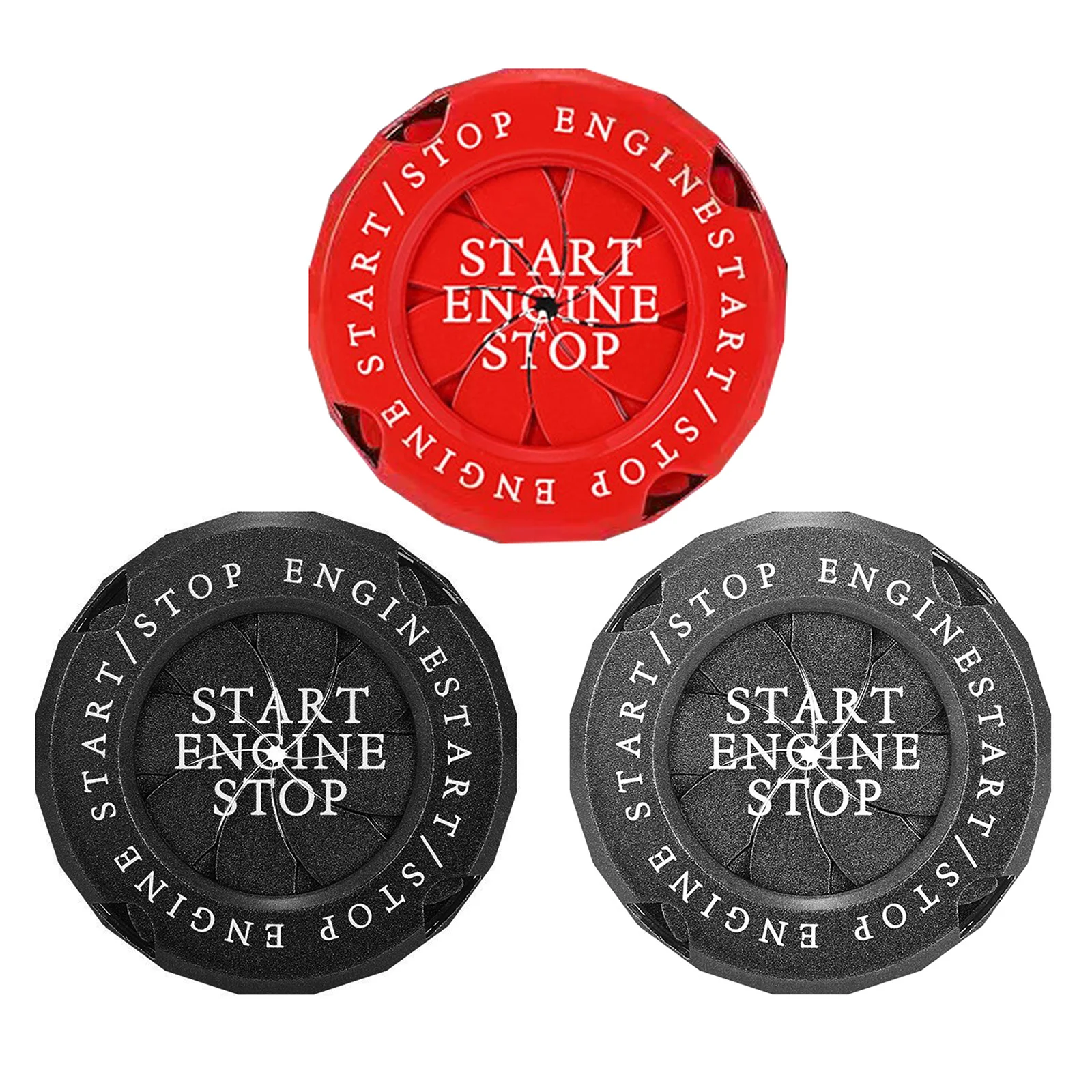 

Push to Start Button Cover Rotary-Car Start Button Cover Engine Start Button Cover Spin Engine Start Stop Button