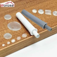 transparent door bumper self adhesive stop damper rubber muffling anti collision colloidal particles kitchen cabinet drawers