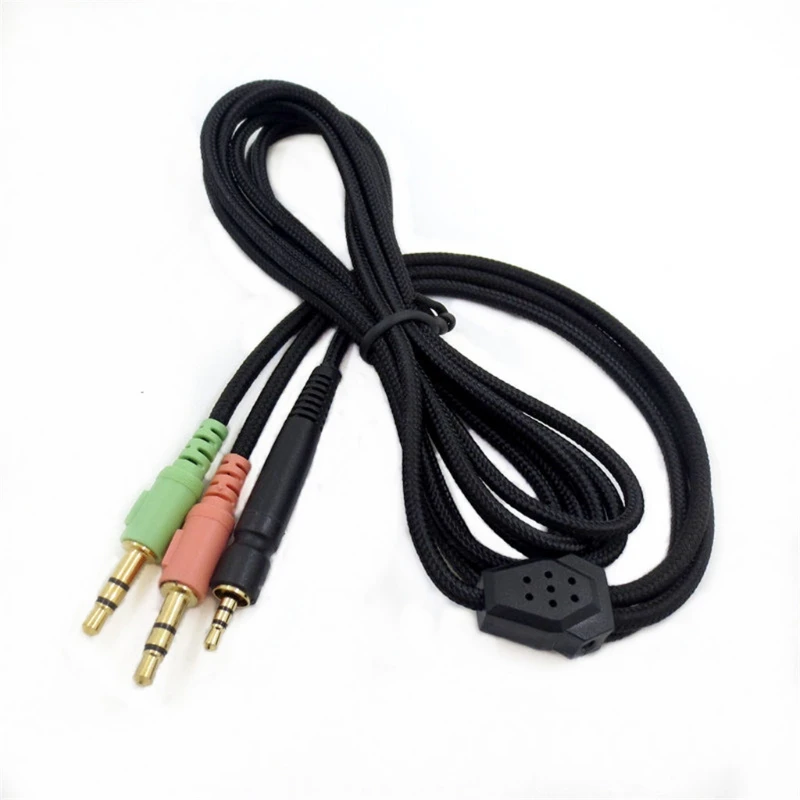 

1PCS Replacement Cable For Sennheiser-G4ME ONE GAME ZERO 373D GSP 350/GSP 500/GSP 600 Headphones(PC Version 2 Meters)