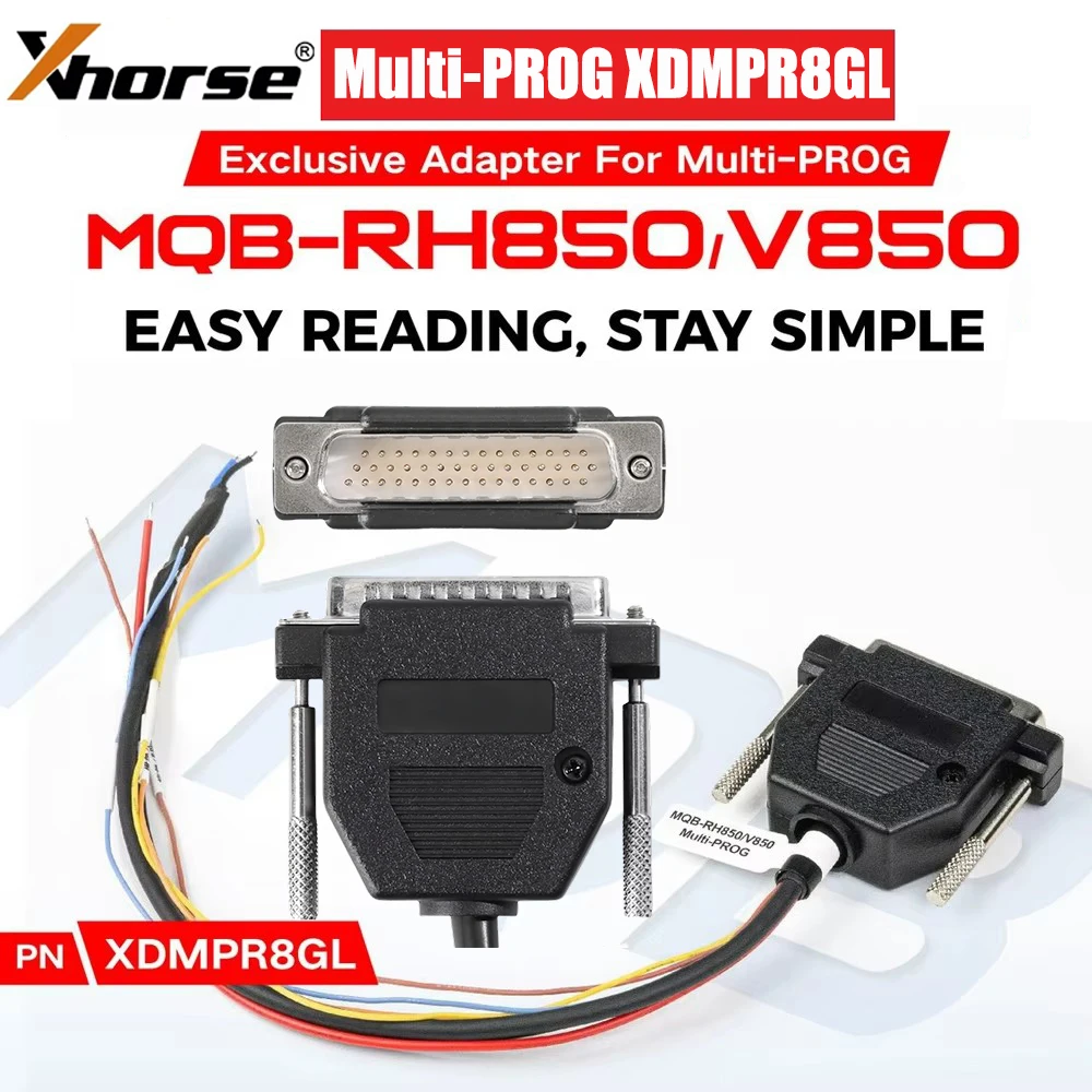

Адаптер XHORSE XDMPR8GL MQB RH850/V850, используемый вместе с программатором Xhorse Multi-Prog Multi Prog ECU TCU