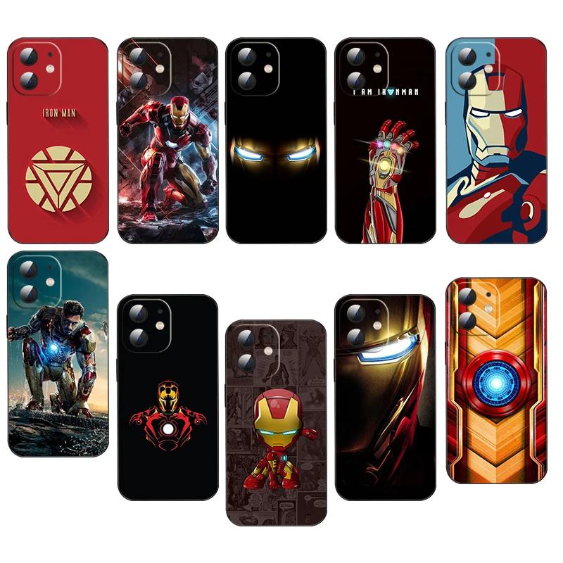 OK21 Мягкий силиконовый чехол Marvel Iron Man для Moto Edge 20Lite G40 G41 G51 G22 G71 5G G9 Play G20 G100 Caver