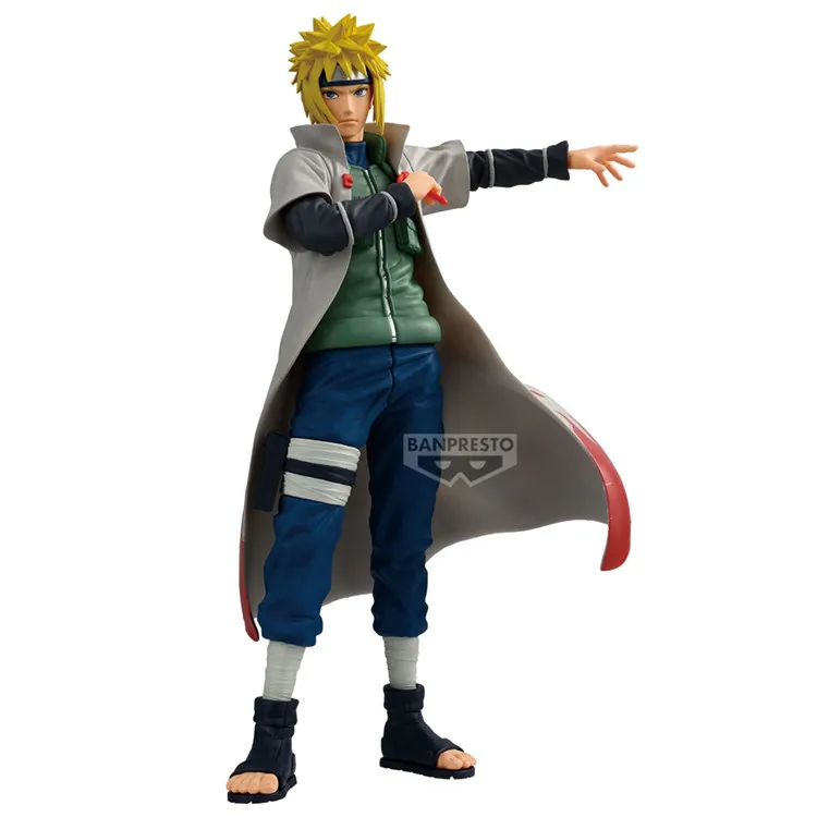 Фото Оригинальная фигурка BANDAI Grandista NARUTO Namikaze Minato NINNKAI ZOUKEI RETSUDEN, модель для хобби и коллекционирования, подарок для мальчика №2