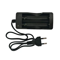 18650 battery charger useu plug 2 slots smart charging safety fast charge 18650 li ion rechargeable battery charger