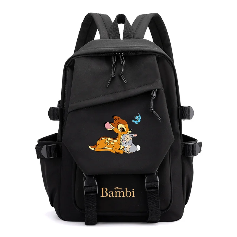 Disney Bambi-Mochila Escolar Kawaii para niños y niñas, morral de viaje para...