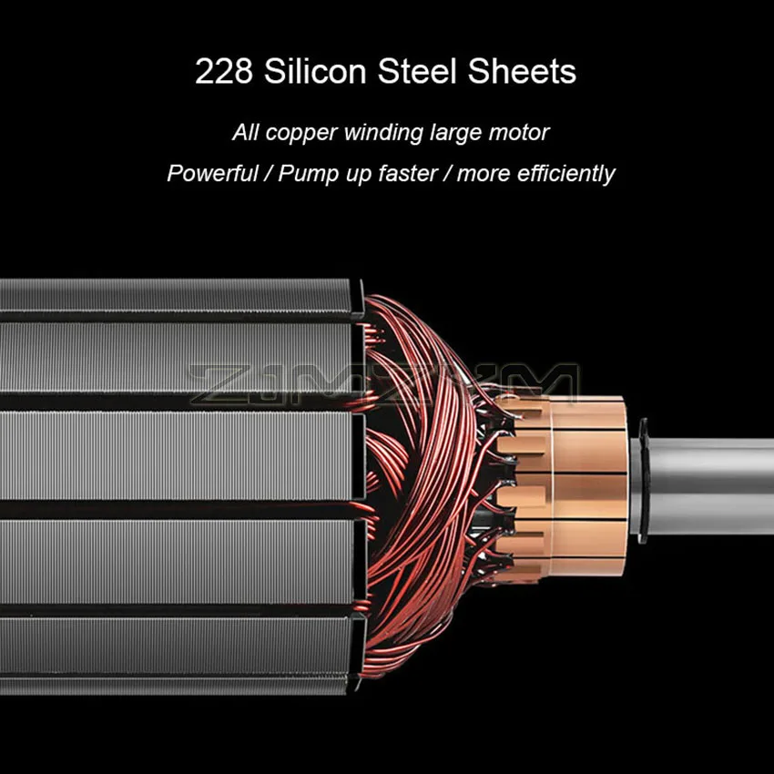 Портативный воздушный компрессор накачка шин автомобильный двухцилиндровый