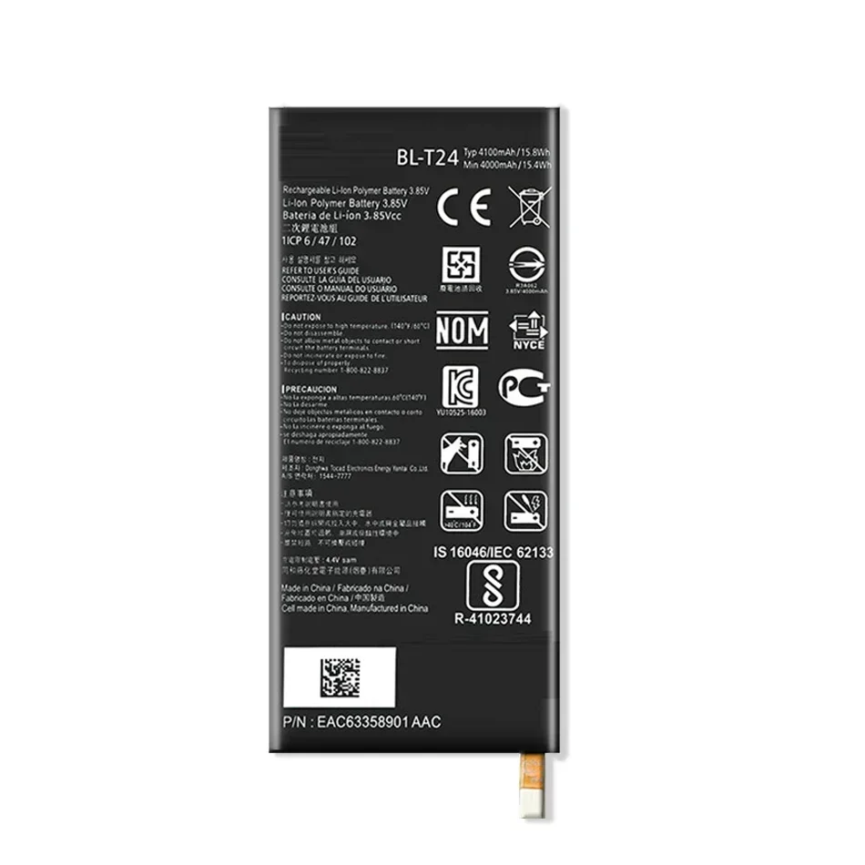 Телефон BL-T37 BL-T30 BL-45F1F BL-T23 BL-T24 BL-T28 BL-S3 Аккумулятор для LG X Power 2 II V40 X-Cam H970 ThinQ Q710 Q8