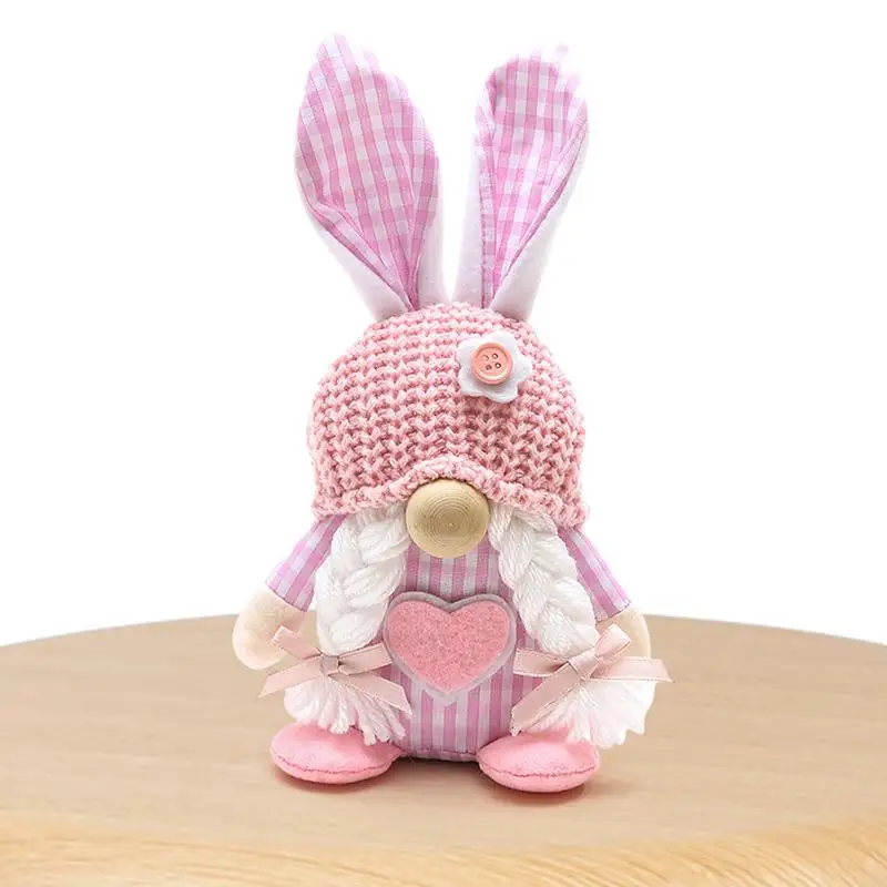 

Gnomes Easter Bunny Gnome Decorations Easter Gnome Faceless Plush Doll By Handmade Spring Easter Rabbit Gnomes For Home Decor